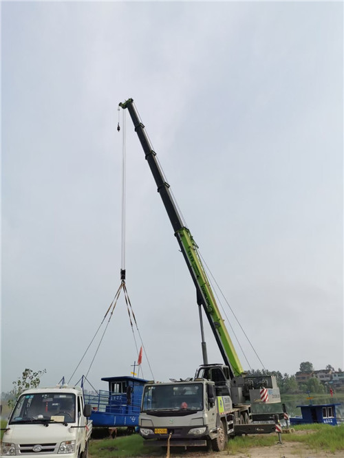 四平市桥梁建设吊装案例